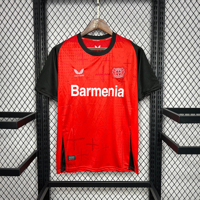 Camisa Bayer Leverkusen 24/25 - Vermelha Home