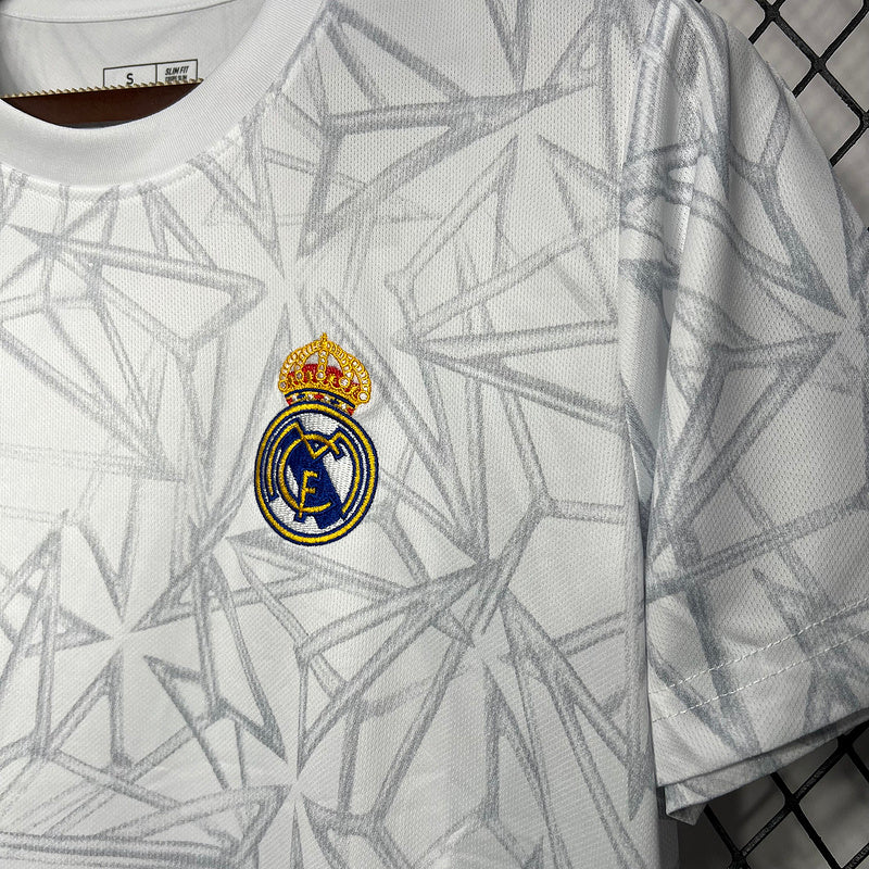Camisa 24/25  Real Madrid Treino  Branco
