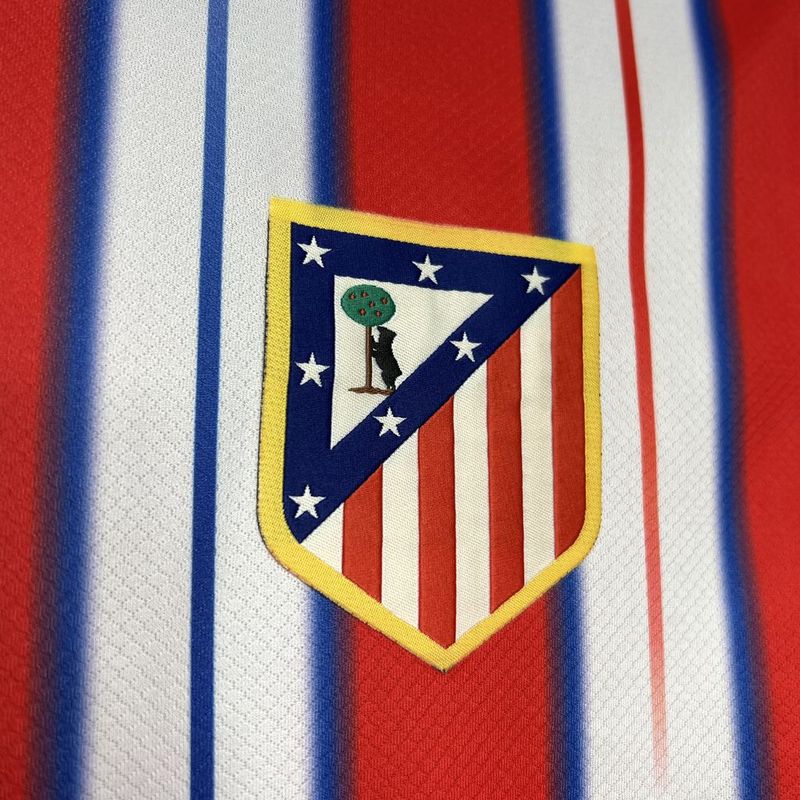 Camisa Atletico Madrid I 24/25 - Vermelho e Branco