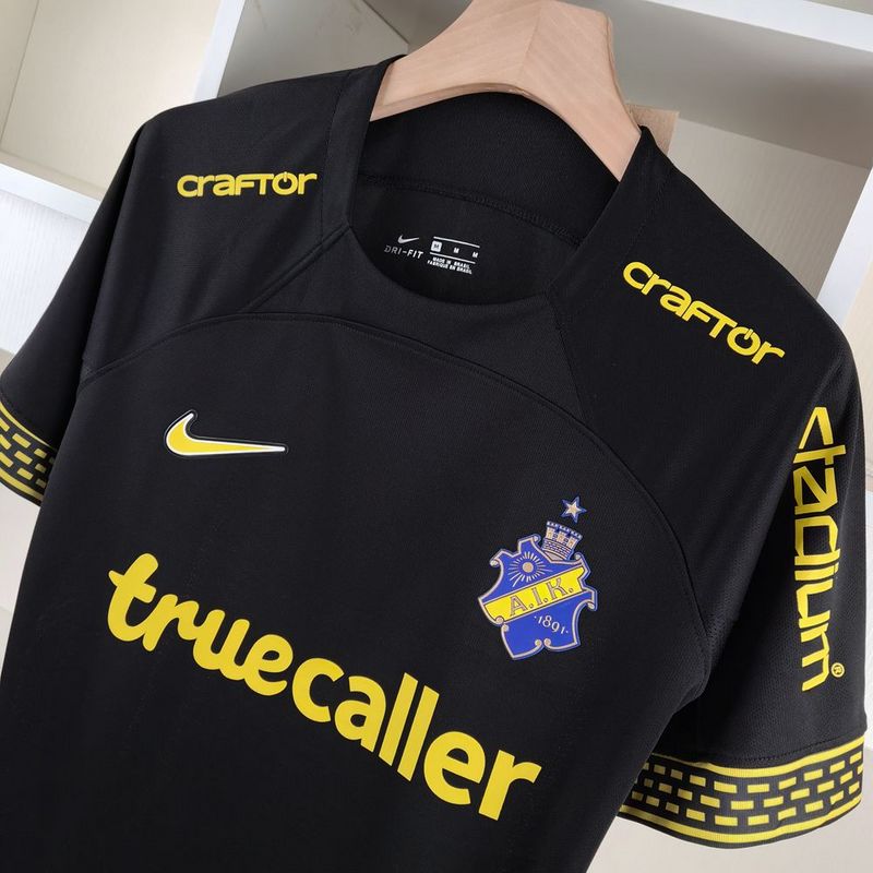 Camisa Aik I 24/25 - Preto e Amarelo