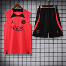 Kit Treino PSG 23/24  Vermelho