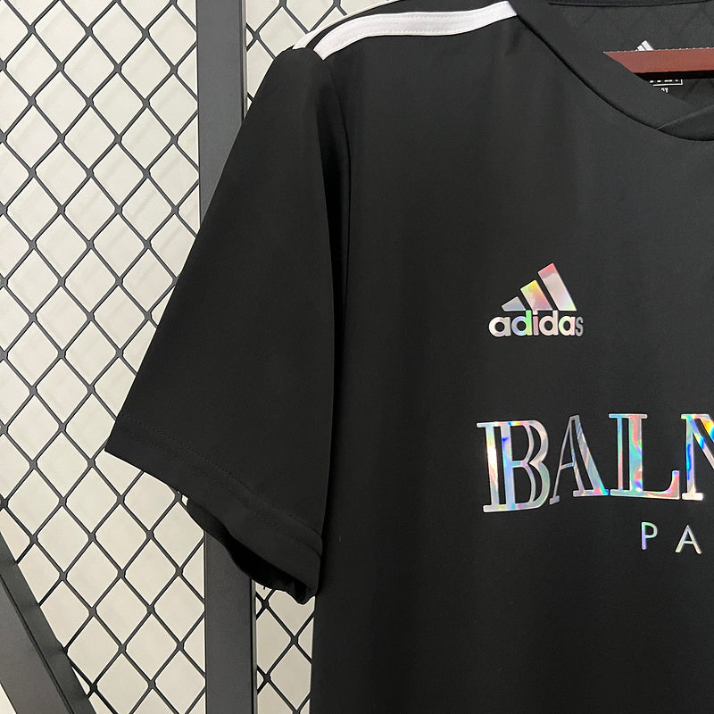 Camisa Arsenal 24/25 Adidas x Balmain - Preto