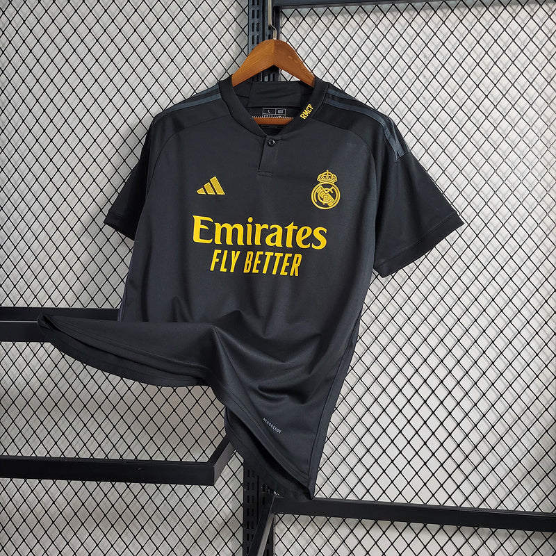 Camisa Real Madrid II 23/24 Adidas  Preto