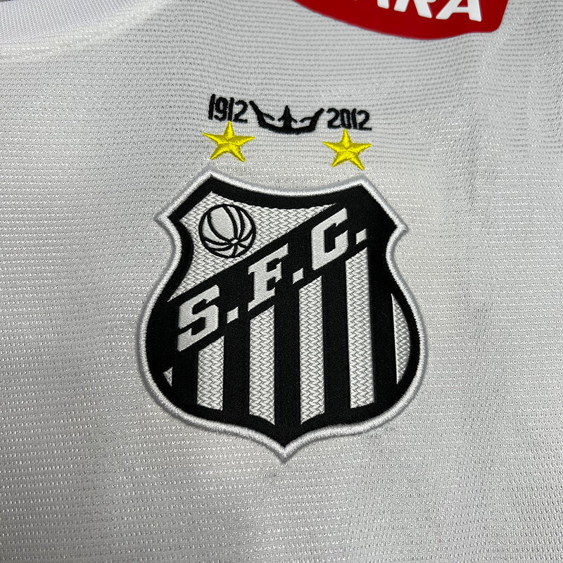 Camisa do Santos Retro l - 2011/2012 - Branco camisa do santos 2011 neymar