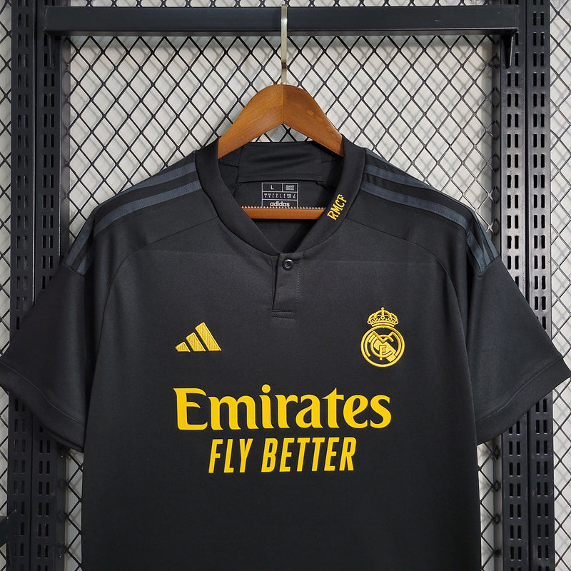 Camisa Real Madrid II 23/24 Adidas  Preto