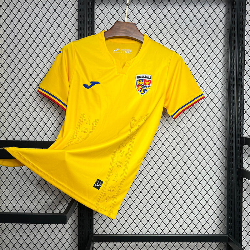 Camisa Seleção Romania l - 24/25 - Amarelo