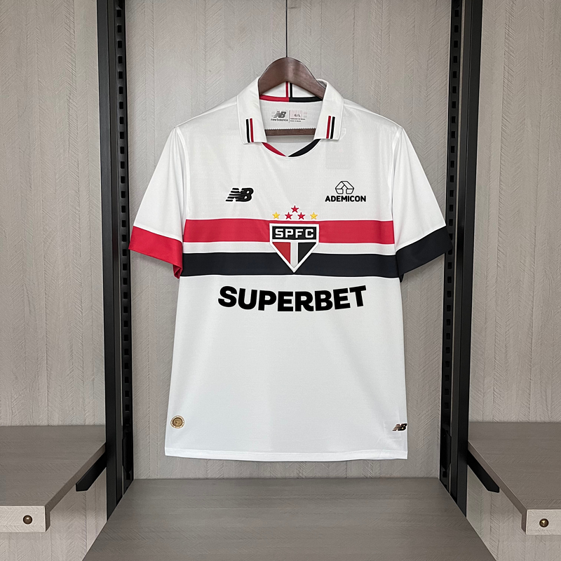 Camisa 24∕25 São Paulo l Branco all sponsors