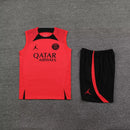 Kit Treino PSG 23/24  Vermelho