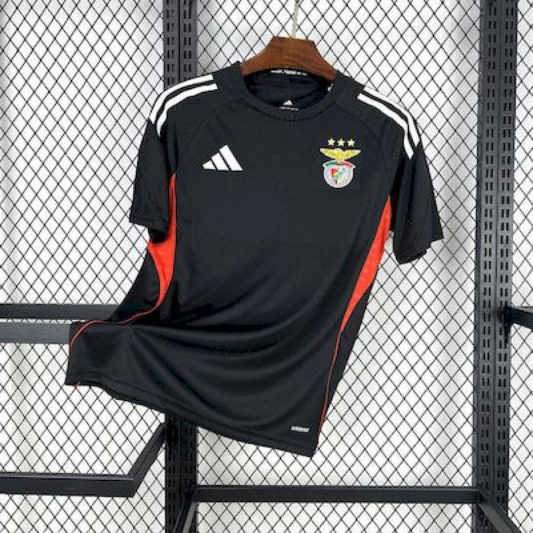 Benfica 2025∕26 Black pre-match training suit Jersey(5CA5)