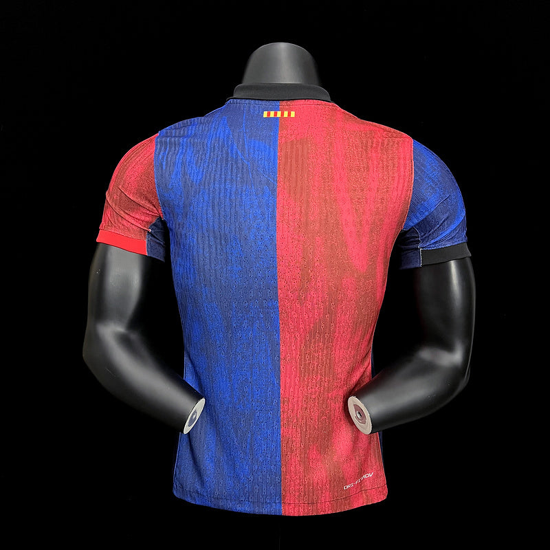 Player Barcelona 2024∕25 Home Jersey – Player Versi S-XXXXL(10F4)