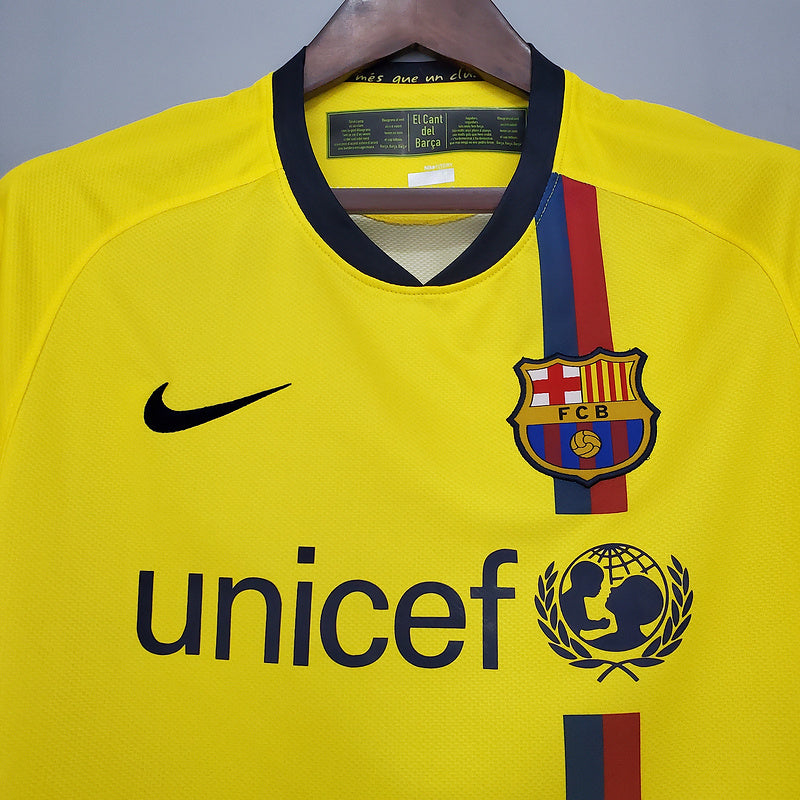 Camisa Barcelona Retrô 2008/2009 Amarela  Nike