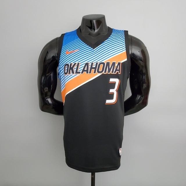 Regata NBA Oklahoma City Thunder Preta Masculina - Oliver Company