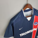 Camisa PSG Retrô 2002/2003 Azul e Vermelha  Nike