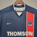 Camisa PSG Retrô 2002/2003 Azul e Vermelha  Nike