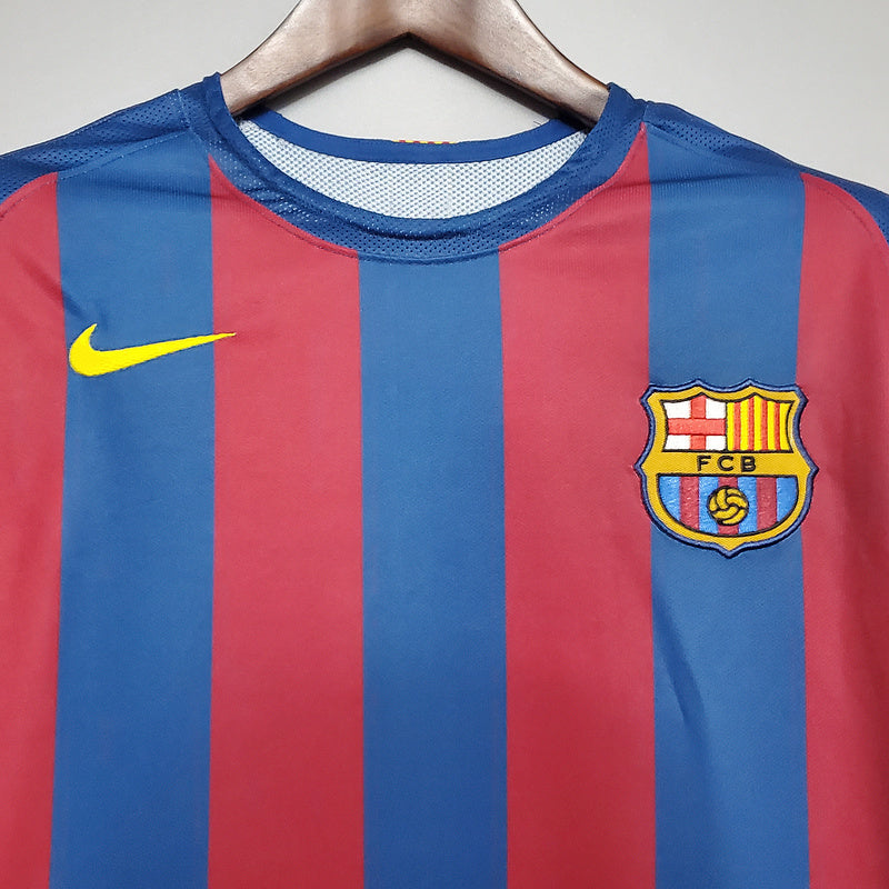 Camisa Barcelona Retrô 2006 Azul e Vermelha  Nike