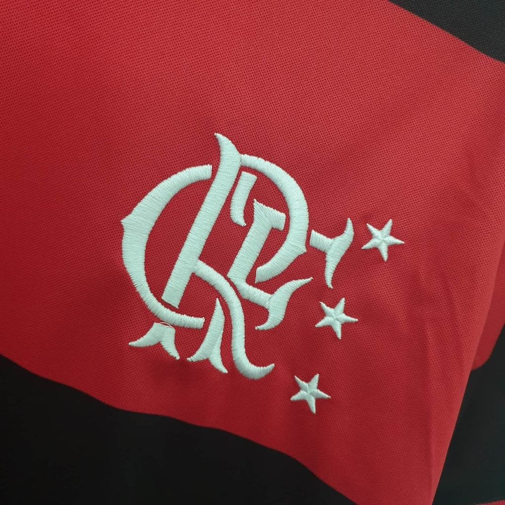Camisa Flamengo Retrô 1982 Vermelha e Preta  Adidas