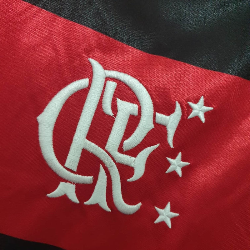 Camisa Flamengo Retrô 1990 Vermelha e Preta  Adidas