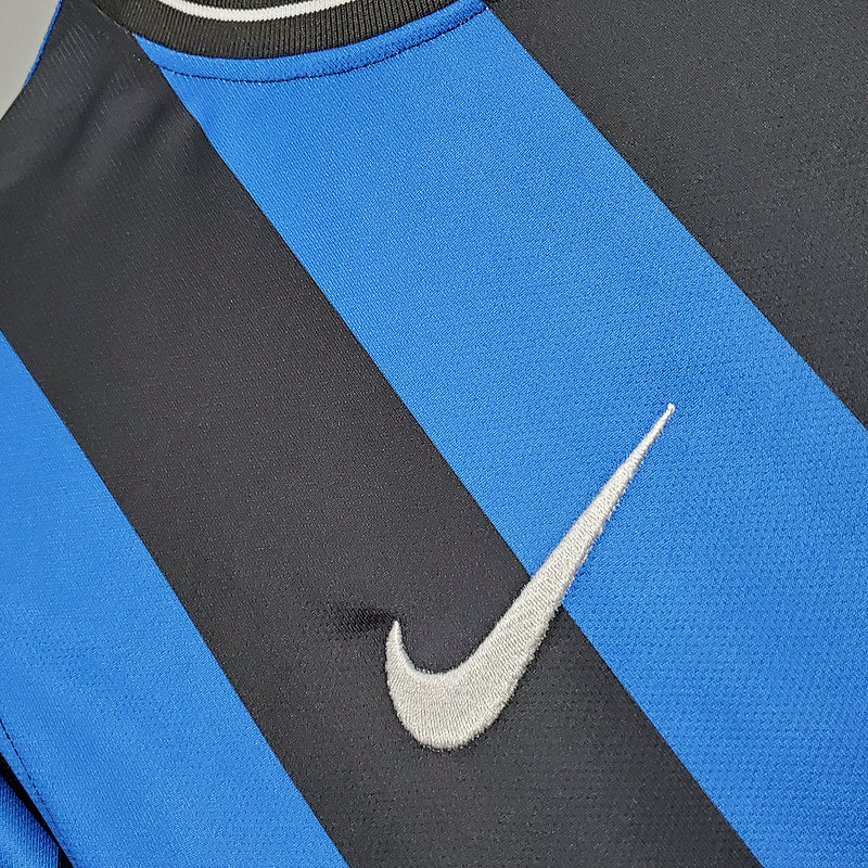 Camisa Inter de Milão Retrô 2010 Azul e Preta  Nike