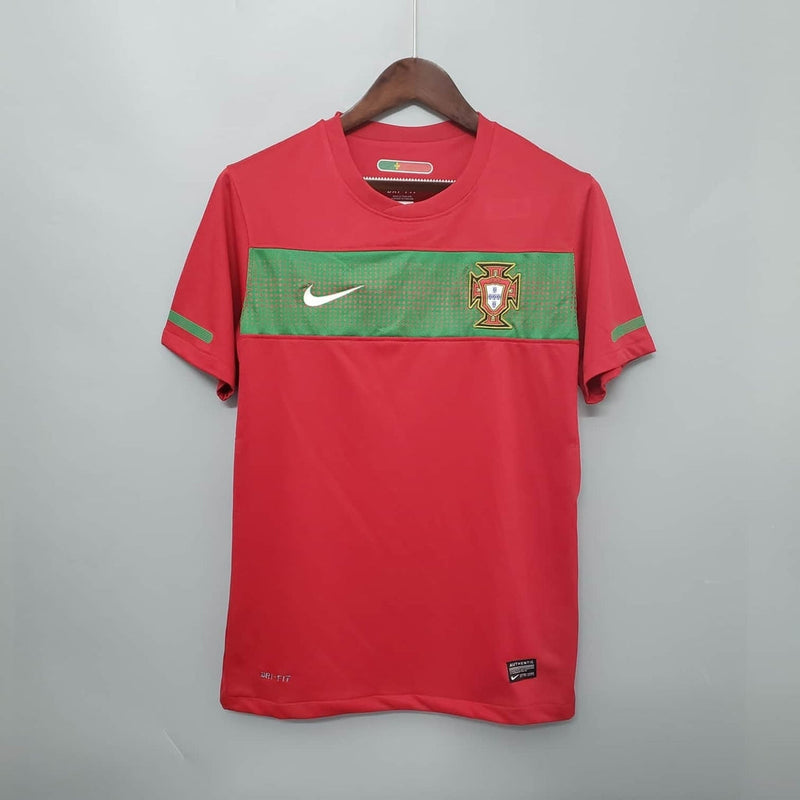 Camisa Portugal Retrô 2010 Vermelha e Verde  Nike