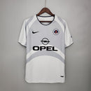 Camisa PSG Retrô 2001/2002 Branca e Cinza  Nike