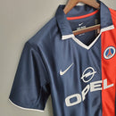 Camisa PSG Retrô 2001/2002 Azul e Vermelha  Nike