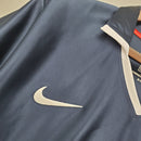Camisa PSG Retrô 2001/2002 Azul e Vermelha  Nike