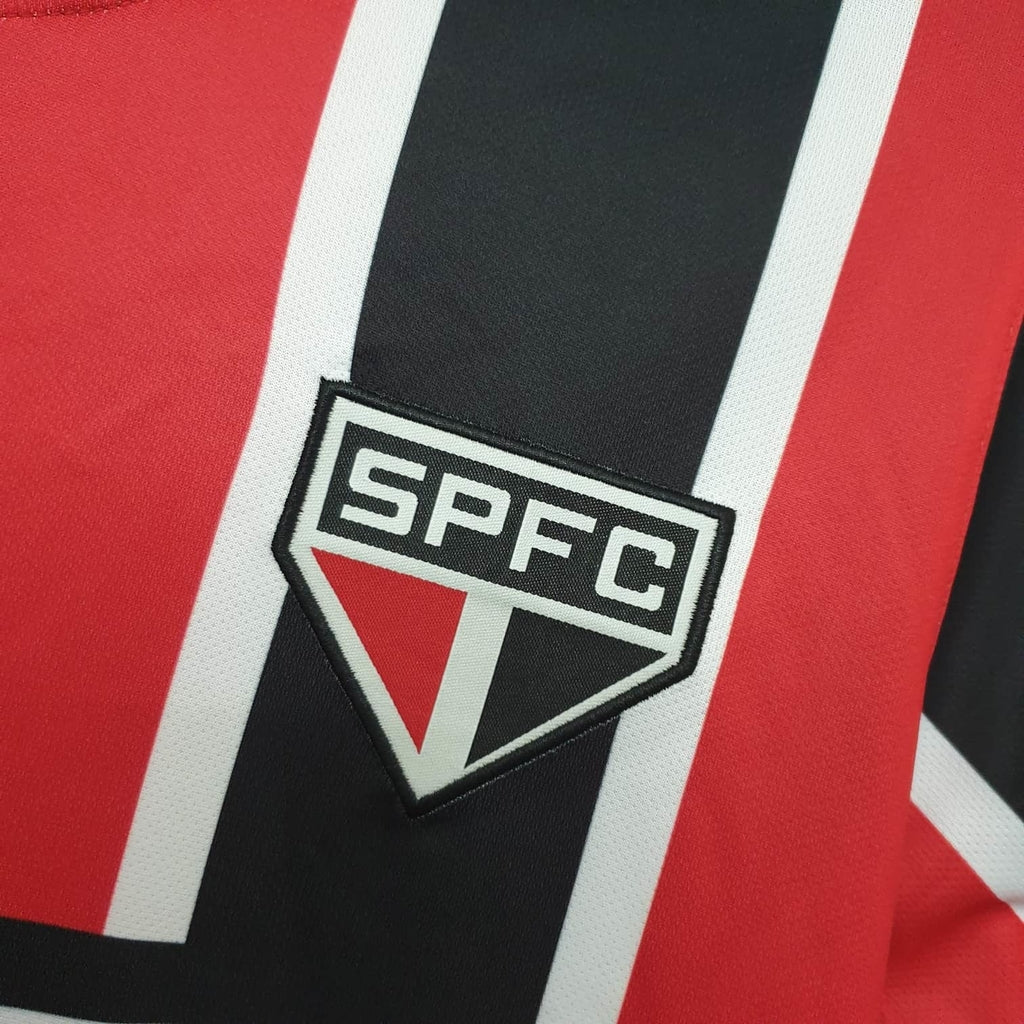 Camisa São Paulo Retrô 1993 Vermelha e Preta  Penalty