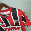 Camisa São Paulo Retrô 1993 Vermelha e Preta  Penalty