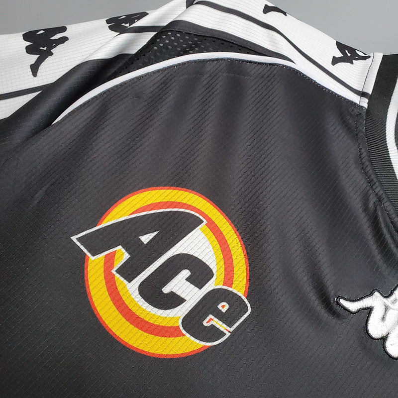 Camisa Vasco Retrô 2000 Preta  Kappa