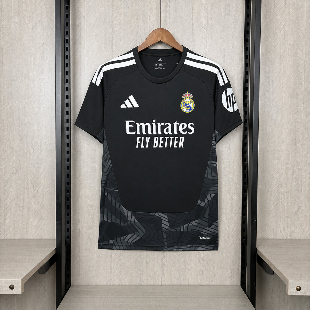 26∕27 Real Madrid Black goalkeeper S-4XL