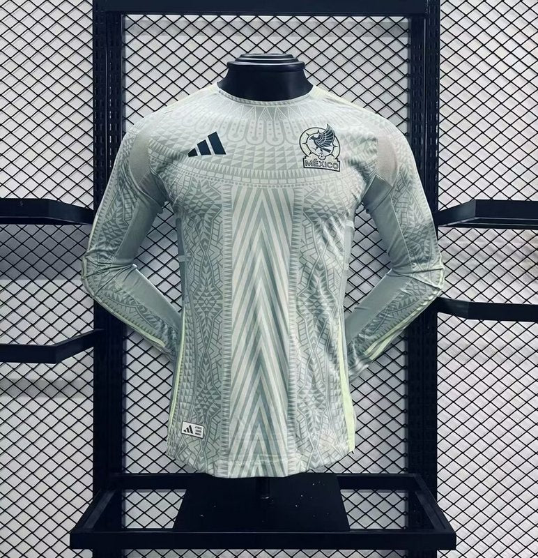 Mexico 2024∕25 Away Long Sleeves Jersey – Player Versi(FBCE)