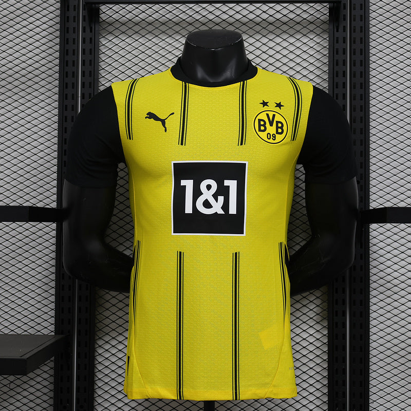 Player Borussia Dortmund 2024∕25 Home Jersey Player Version S-XXL(9705)