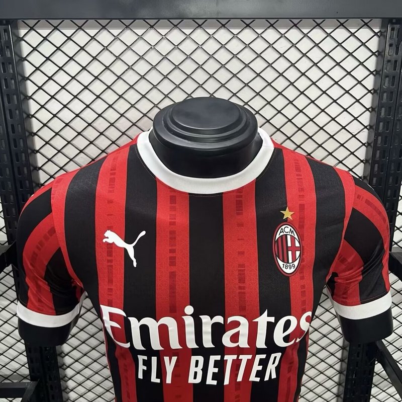 Player AC Milan 2024∕25 Home Jersey Adidas Player Version(D4F8)