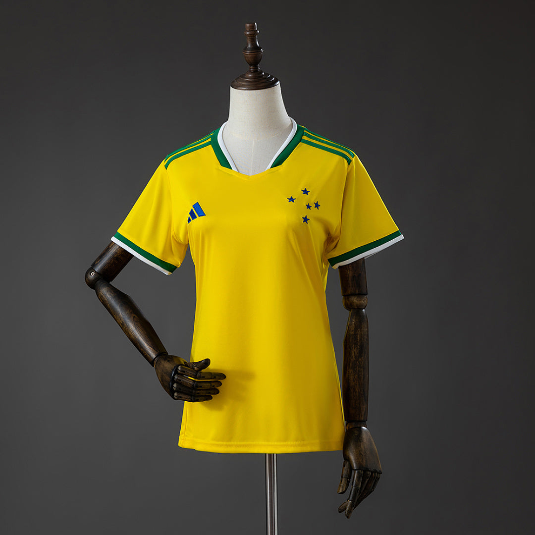 Cruzeiro 26∕27 Special Edition Women's - Yellow Jersey S-XXL(61BB)