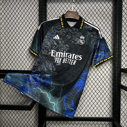 Real Madrid 2024∕25 Black Dragon Jersey (53E4)