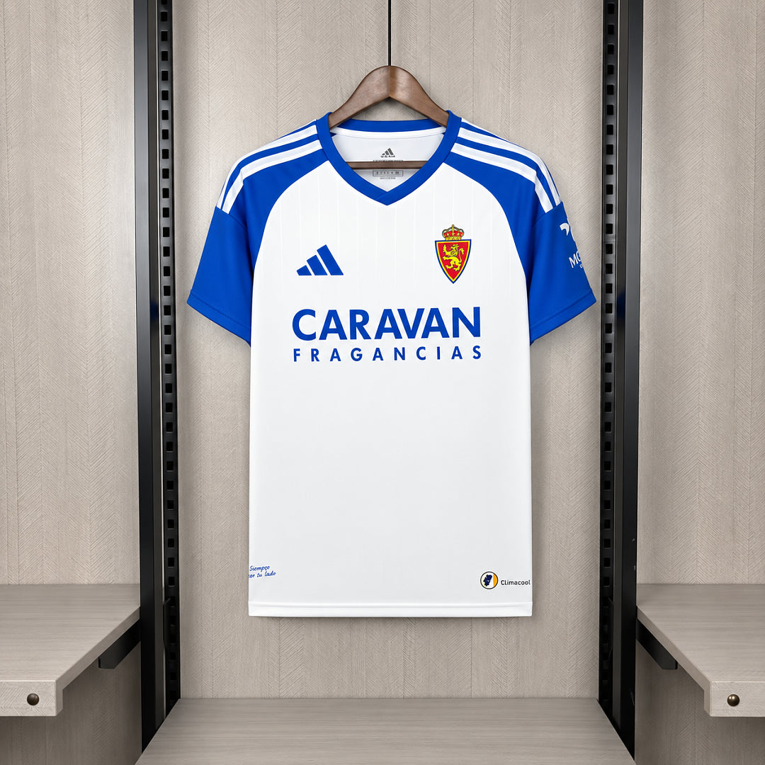 26∕27 Real Zaragoza Home Jersey S-XXXXL