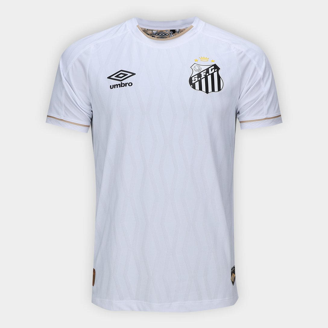 Camisa Santos I 2026/27 Branca Jogador - vista frontal