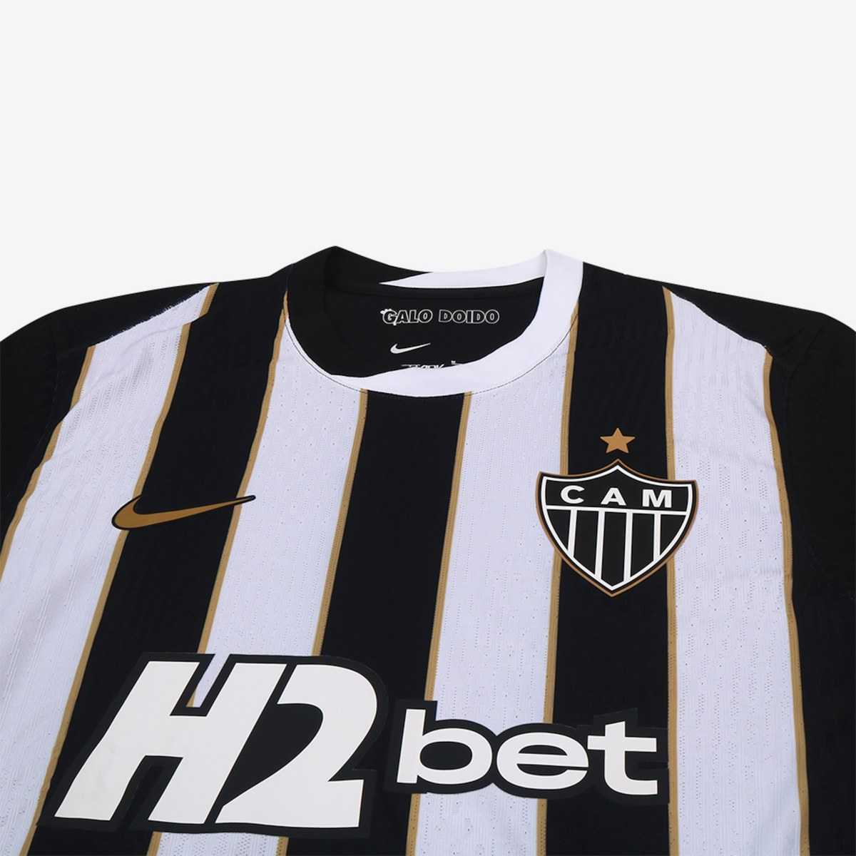 Camisa Atlético Mineiro I 2026/27 Alvinegra Jogador - detalhes de acabamento 5