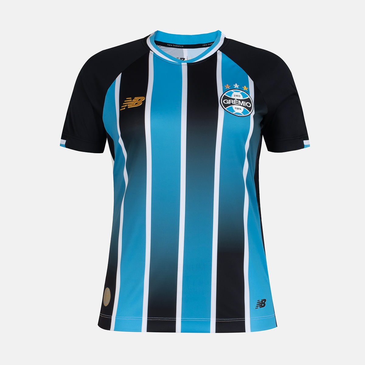 Camisa Grêmio I 2026/27 Tricolor Feminina Torcedor - vista frontal