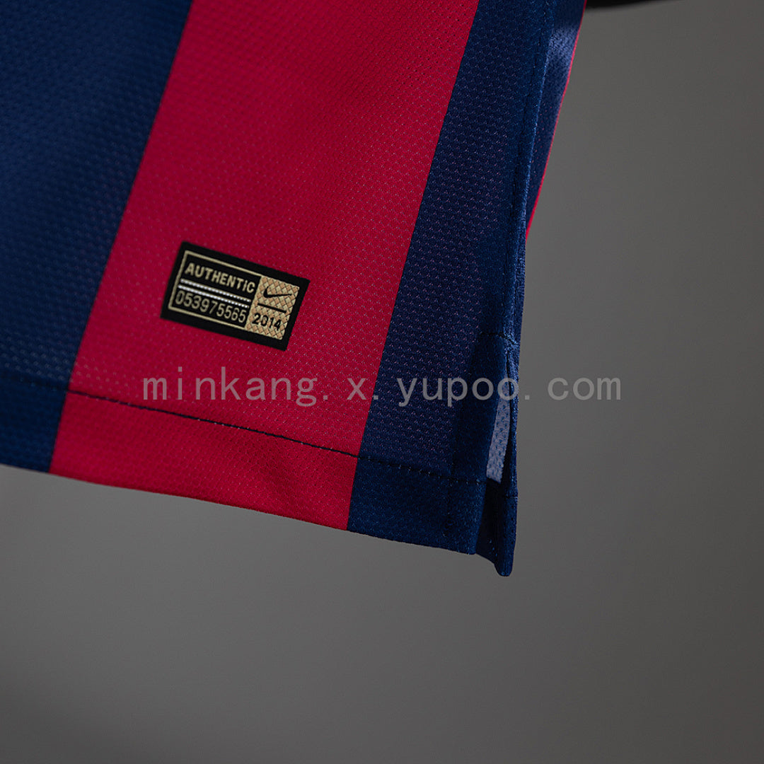 Barcelona 14∕15 Home Player Version Retro Jersey S-3XL(C687)