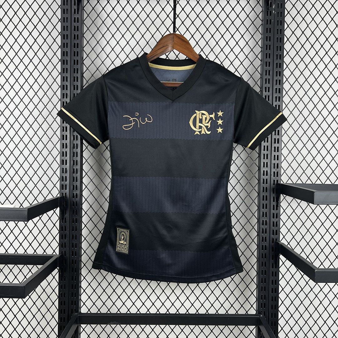 Camisa Retrô Flamengo x Zico 1981 2025/26 Feminina