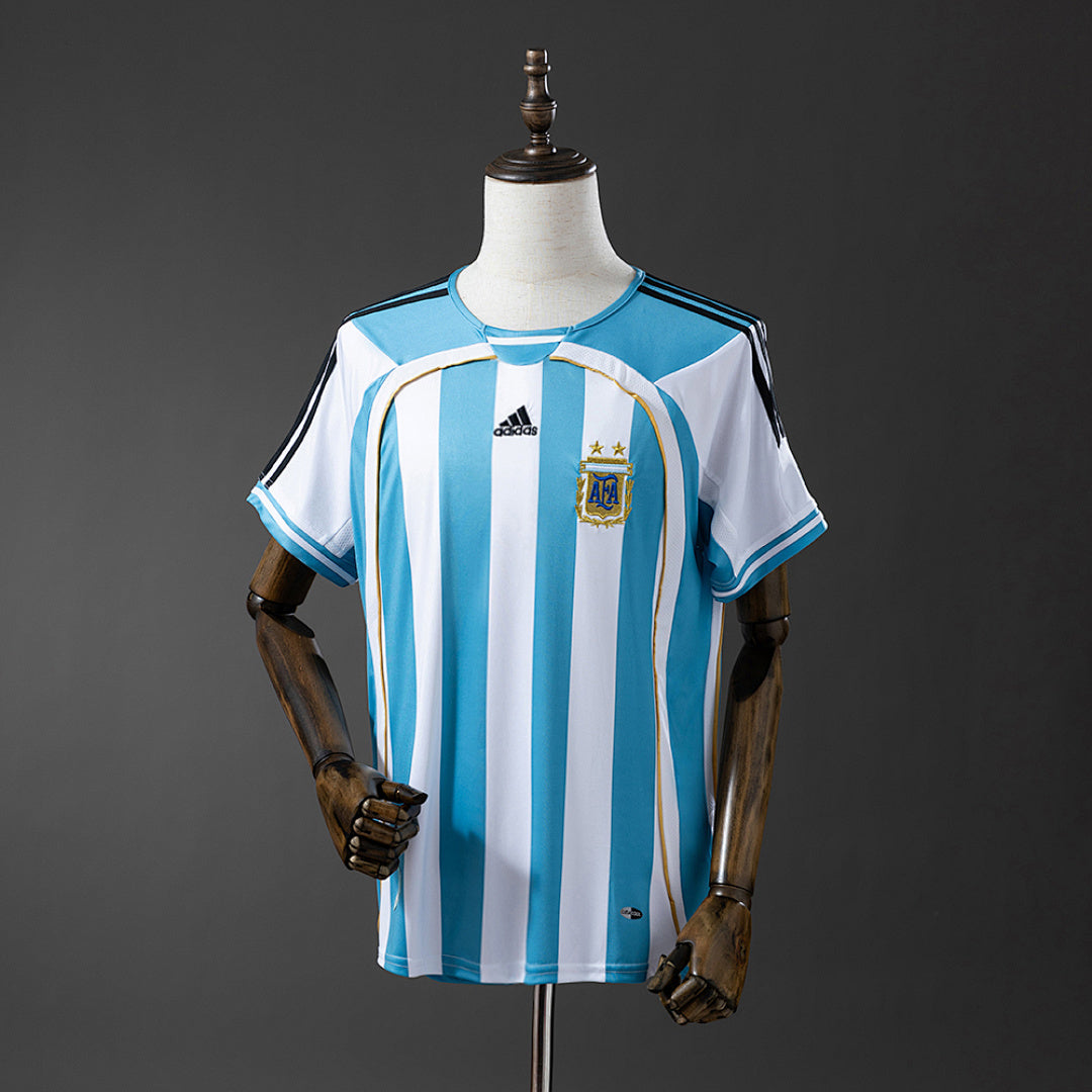 Argentina 2006 Home Retro Jersey S-XXL(6697)