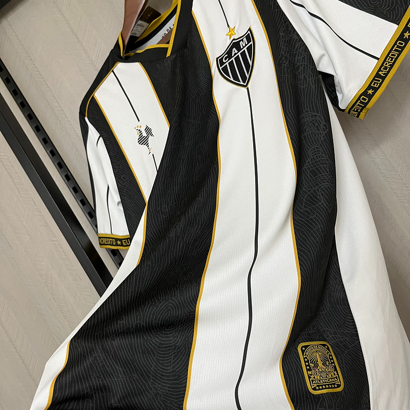 25∕26 Atlético Mineiro Special Edition Black and White Jersey S-XXXXL(5B74)