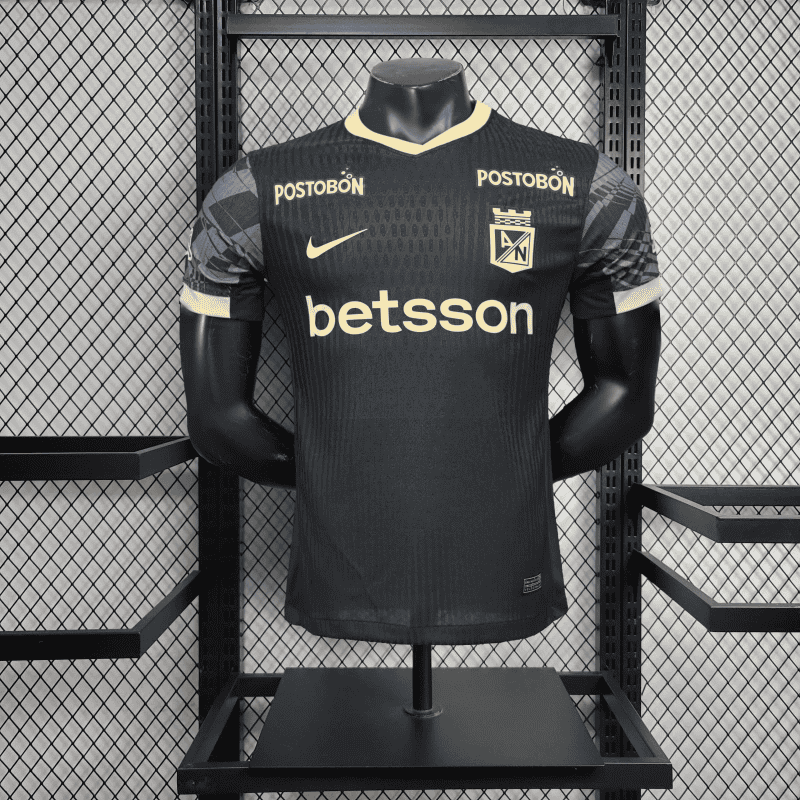 Camisa Atletico Nacional 2025/26 Preta - Jogador