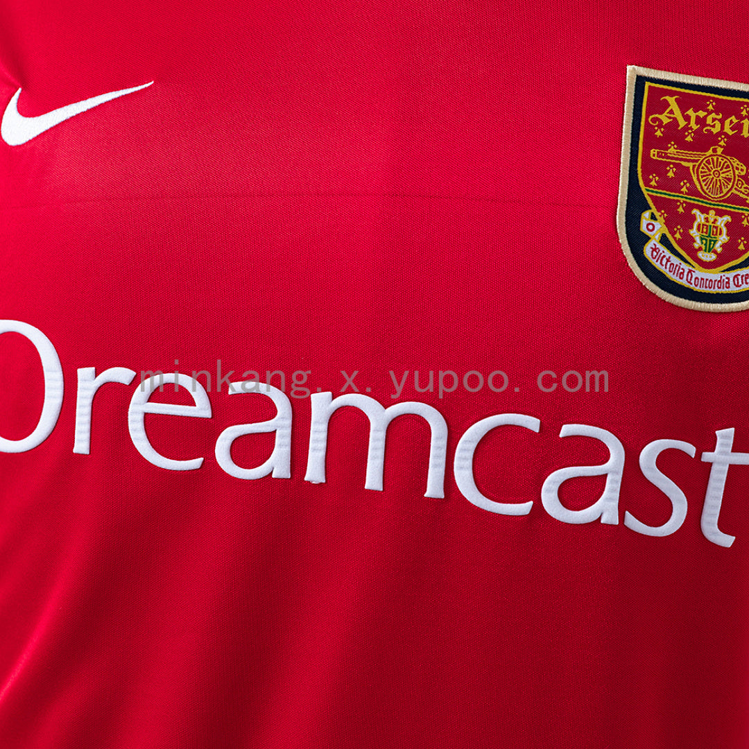 Arsenal 01∕02 Home Retro Jersey S-XXL(CECE)