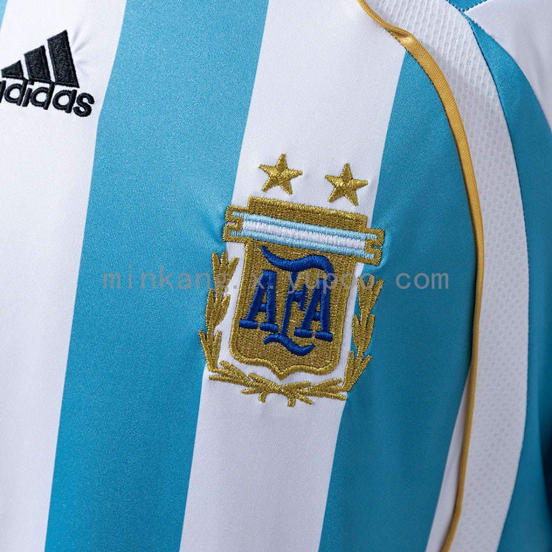 Argentina 2006 Home Retro Jersey S-XXL(6697)