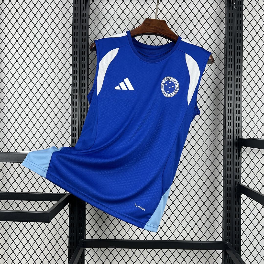 Mens Cruzeiro 2025∕26 Pre-Match Vest Jersey(2976)