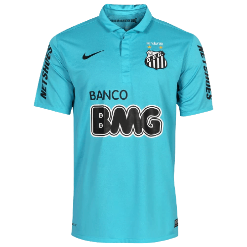 Camisa Santos Retrô 2012 Azul  Nike 2011 neymar