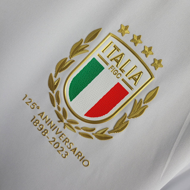 Camisa Itália 23/24 125 Anos Branco