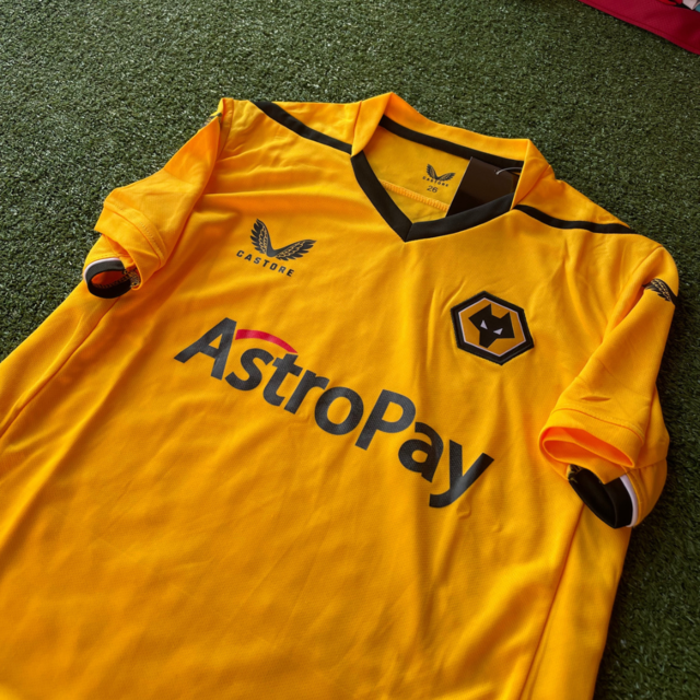 Camisa Wolverhampton I 23/24- Masculino Torcedor - Amarelo